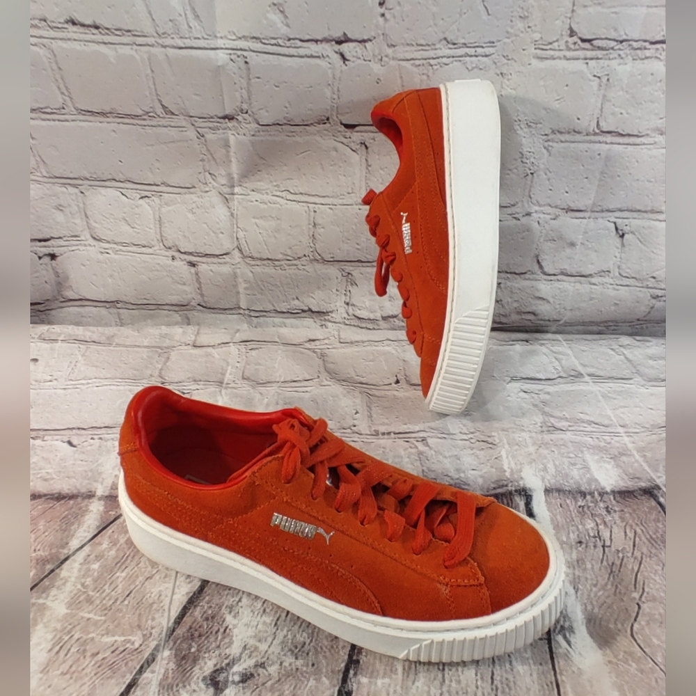 Puma Women's Red Creeper Sneakers 6
